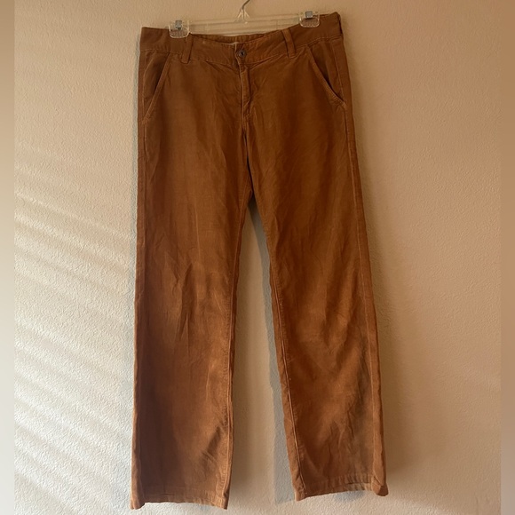 Ag Adriano Goldschmied Men’s Camel Brown Corduory Trousers Size 29R